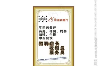 连锁 餐厅 招聘图片