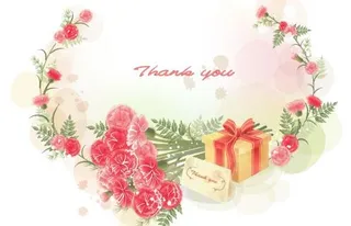 韩国植物装饰边框矢量图50