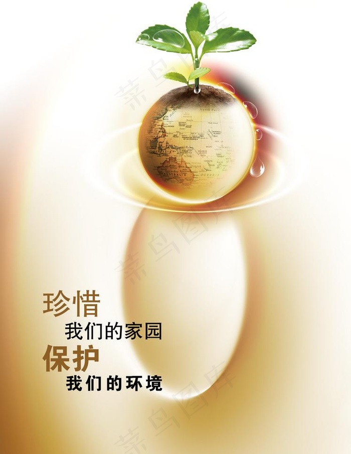 保护环境 标语图片(3189X4370(DPI:300))psd模版下载