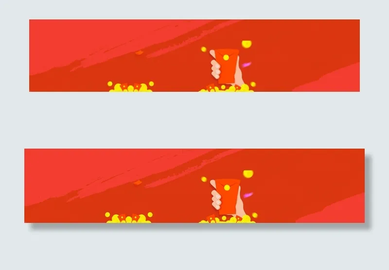 电商红包主题背景banner