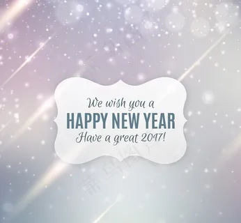 新年背景明亮的形状