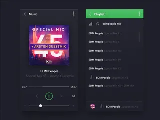 手机网页界面UI素材