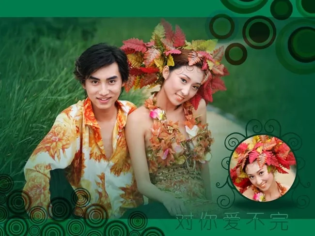 永恒的爱婚纱模板09(6096X4572(DPI:254))psd模版下载