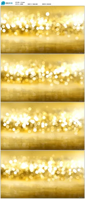 金色梦幻粒子LED视频素材