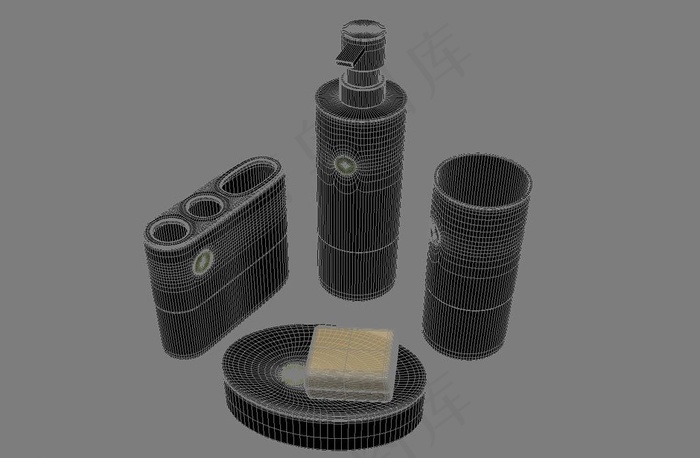 卫生间模型图片