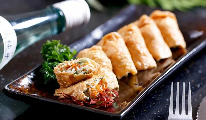 腐皮沙律卷图片