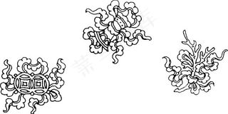 古代花纹素材
