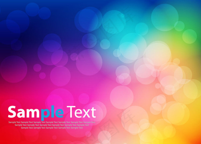 抽象彩虹色背景