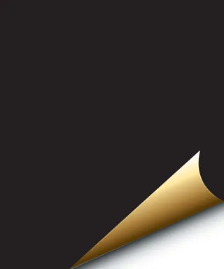 矢量卷角纸张素材图片