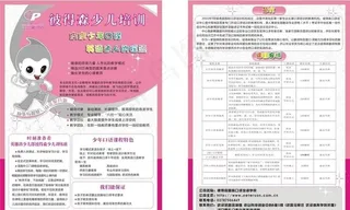 少儿培训宣传单