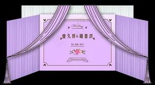 婚礼迎宾背景
