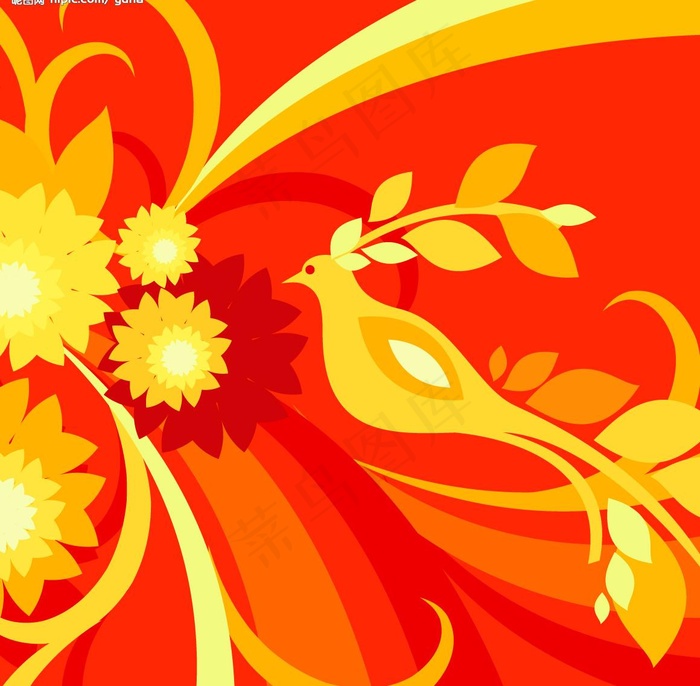 时尚花纹51图片eps,ai矢量模版下载
