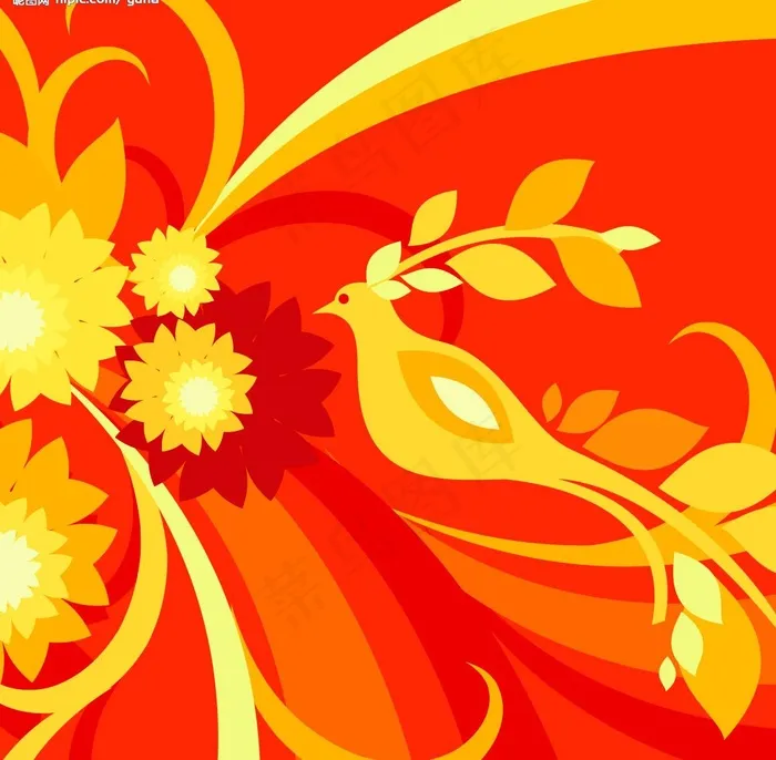 时尚花纹51图片eps,ai矢量模版下载