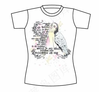 免费矢量T恤模板10