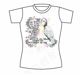 免费矢量T恤模板10