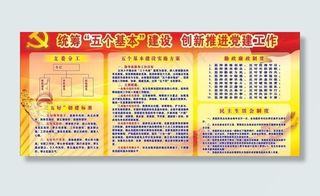 党建 五个基本建设图片