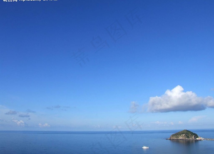 海中小岛图片