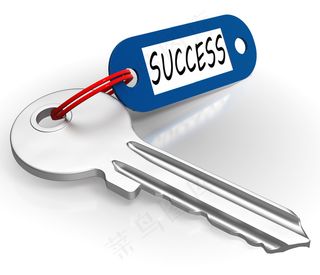 关键字显示赢得成功