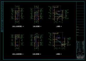 cad施工建筑图