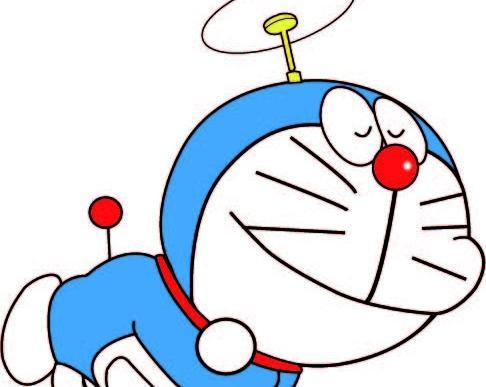 卡通形象哆啦A梦矢量图