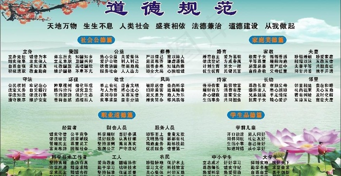 道德规范图片