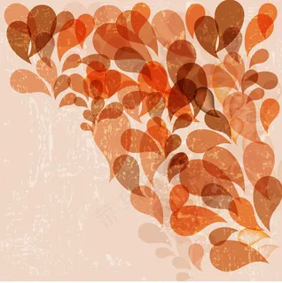 蹩脚的怀旧背景与粉红色花的设计