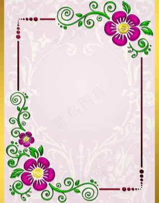 金色欧式边框图片