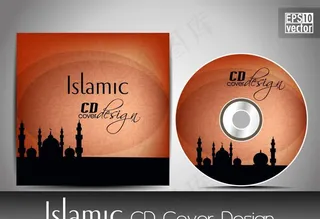 教堂背景 光盘包装图片