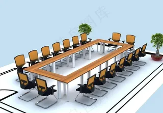 办公室 桌椅图片