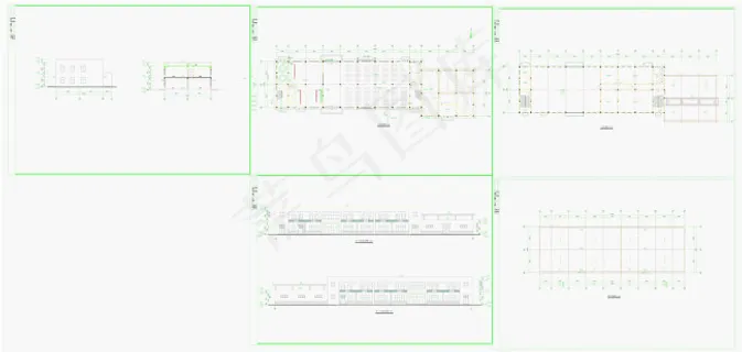 食堂浴室建筑设计方案图纸