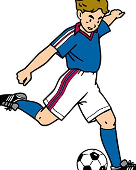 足球 卡通运动人物图片