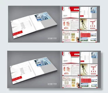 建筑画册矢量素材