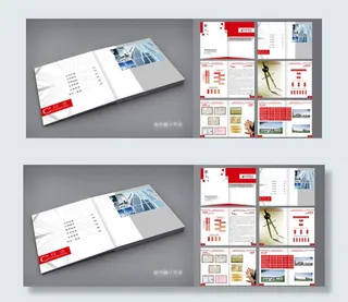 建筑画册矢量素材