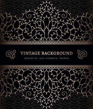欧式花纹背景图片