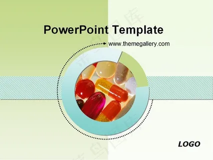 淡绿色医疗PPT模板