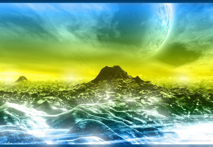 动漫风景画图片