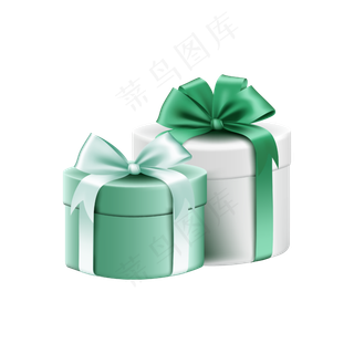 矢量手绘立体礼盒,免抠元素