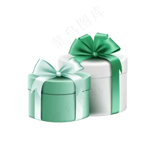 矢量手绘立体礼盒,免抠元素