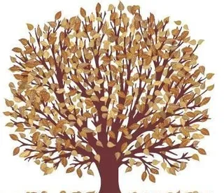 秋天的树矢量素材