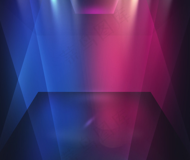 线条阴影高光走台设计海报背景图