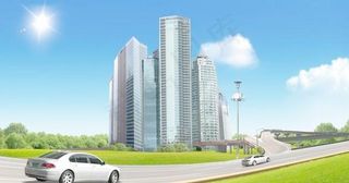 精美韩国房地产PSD分层素材:公路...