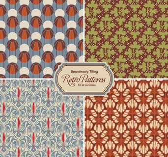 欧式花纹 无缝花纹底纹图片