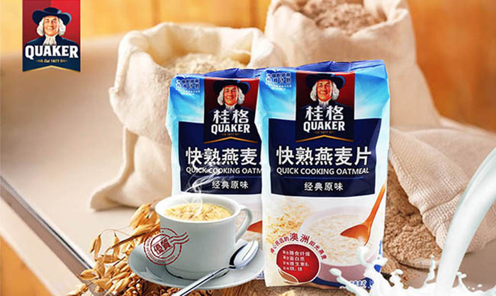 桂格快熟燕麦片广告psd素材下载psd模版下载