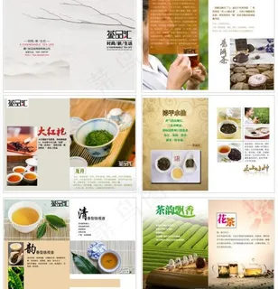 茶叶画册图片