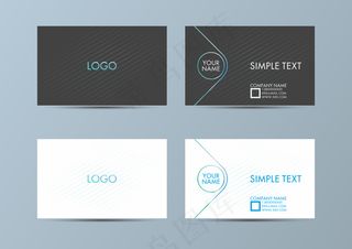 【矢量】简约实用商务名片