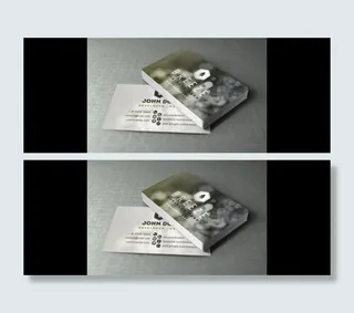 商业名片设计PSD分层素材售后卡