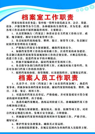 档案制度排版图片