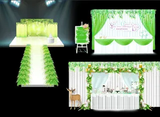 森系婚礼效果图