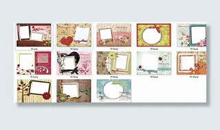 2016台历模版图片