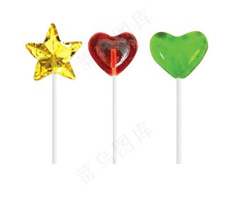 彩色形状棒棒糖图片
